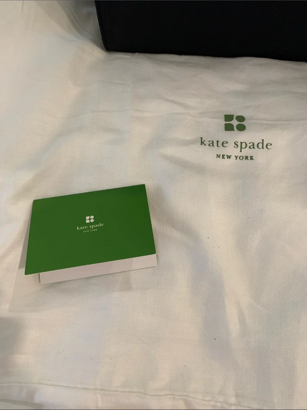 Kate Spade Vintage Black Shoulder Tote Bag.